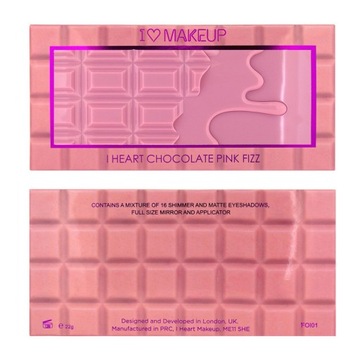Палетка теней для век Makeup Revolution Pink Fizz Chocolate