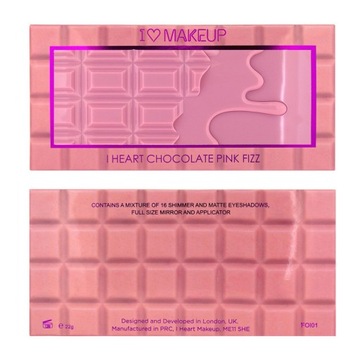 Палетка теней для век Makeup Revolution Pink Fizz Chocolate