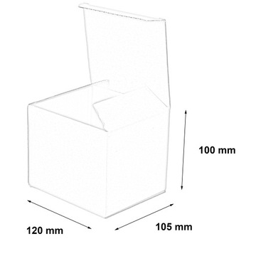 KARTON PUDEŁKO KLAPOWE 120x105x100 mm PUDŁO 20 sz