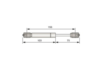 ПРИВОД ПОДЪЕМНИКА КАПОТА MINI SHORT 80N