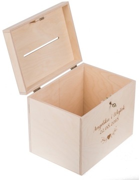 Drevená krabička na svadobné obálky GRAWER !!