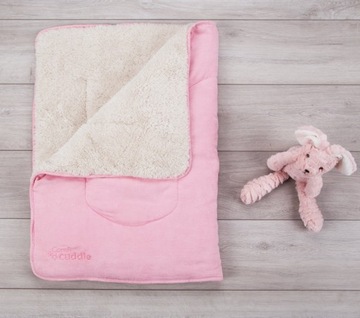 ОДЕЯЛО COMFI-CUDDLE FLUFFY ДВУСТОРОННЕЕ 105x72,5 РОЗОВОЕ