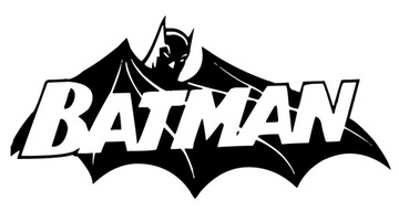 NAKLEJKI ŚCIANĘ ŚCIENNE LOGO ZNACZEK BATMAN 100cm