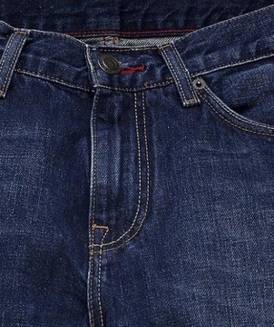 TOMMY HILFIGER jeansy REGULAR spodnie proste 30_34