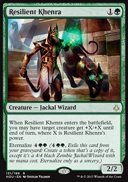 Resilient Khenra - dopala stwory na wejściu @@@@