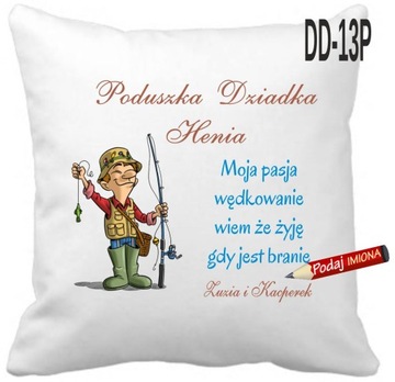 Poduszka Dziadek / Babcia z Imieniem wnuków WZORY
