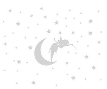 naklejki ścienne ścianę gwiazdki wróżka naklejka