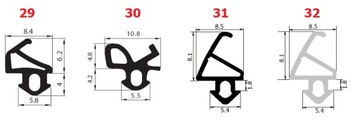 Уплотнитель оконный VEKA S-835x