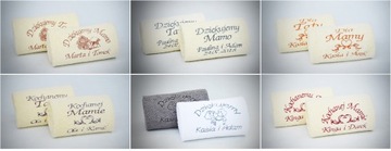 Полотенца с вашей вышивкой.Спасибо родителям.