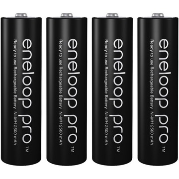 4x JAPOŃSKIE AKUMULATORKI PANASONIC ENELOOP R6 AA