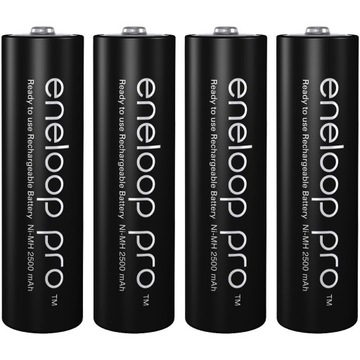 4x JAPOŃSKIE AKUMULATORKI PANASONIC ENELOOP R6 AA