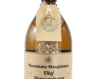 Olej słonecznikowy 1000ml Warmińska Manufaktura