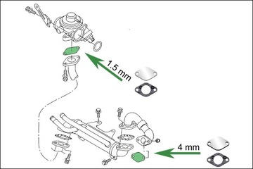 Заглушки EGR 1.9 2.0 TDi VW Jetta Touran Vento T5