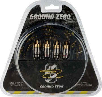 Кабель Ground Zero GZCC 5.49XTP PREMIUM RCA