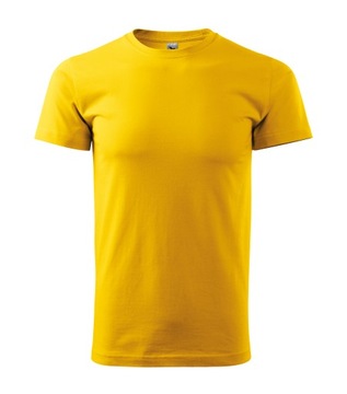 Pánske tričko okrúhly výstrih Malfini žltá veľkosť 5XL