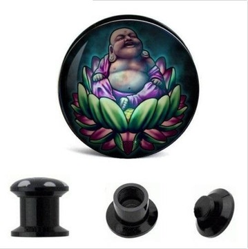 TUNELE AKRYLOWY TUNEL GWINT WEW. 14 mm BUDDA