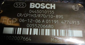 OPEL VECTRA C 1.9 CDTI ČERPADLO VSTŘIKOVAČE 0445010155