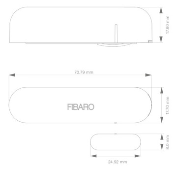 Датчик открытия двери Fibaro FGDW-002-3-ZW5