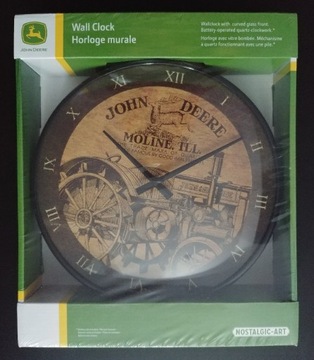 Zegar ścienny prezent retro John Deere Genuine
