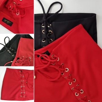 LipMar сексуальная юбка с завязками, цвет L 40