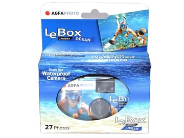 AgfaPhoto LeBox 400 27 Ocean Одноразовая водонепроницаемая аналоговая камера