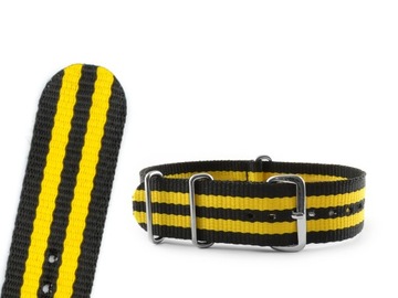 PASEK DO ZEGARKA NATO NYLONOWY 24 MM KOLORY 5072