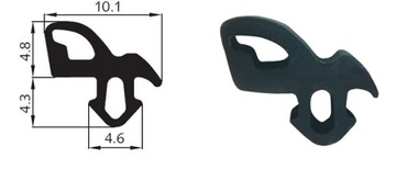 Uszczelki uszczelka do okien PCV ALUPLAST komplet1