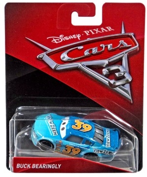 BUCK BEARINGLY Auto nr 39 Piston Cup Złoty Tłok Disney Auta Cars Mattel