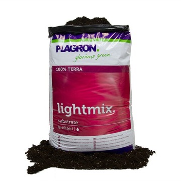 PLAGRON LIGHTMIX 50L ZIEMIA, TORF, PERLIT, WŁÓKNA