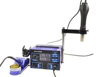 Паяльная станция WEP 992D + ПАКЕТ ДОПОЛНЕНИЙ 5