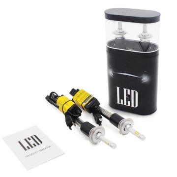 ŻARÓWKI LED H7 R4 80W 9600LM CANBUS 2szt