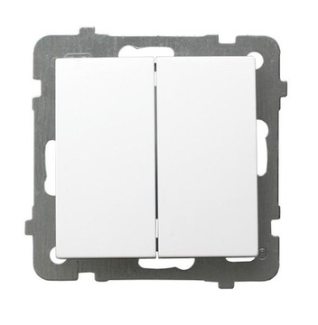 OSPEL AS łącznik podwójny ŁP-2G/m/00 BIAŁY