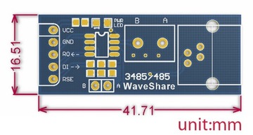 Трансивер RS485 UART MAX485 3,3 В ARDUINO STM AVR