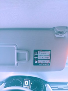 Наклейка страховой инспекции