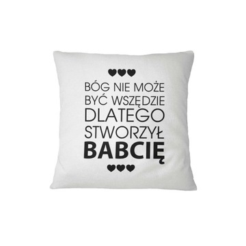 Poduszka dla Babci, Prezent dla Babci, Dzień Babci, Prezent od wnuków