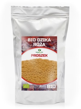 BIO Dzika Róża PROSZEK Certyfikat Witamina C 250G