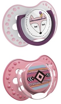 LOVI 2x smoczki smoczek dynamiczny 0-3 m Indian G