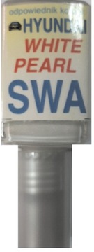 KIA HYUNDAI SWA / SWP WHITE PEARL LAKIER SAMOCHODOWY ZAPRAWKA DO RYS 10 ML