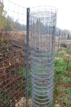 СЕТКА ДЛЯ ЗАБОРА ЛЕСНАЯ 150/24/15 Л + СКОБЛЕ 50м