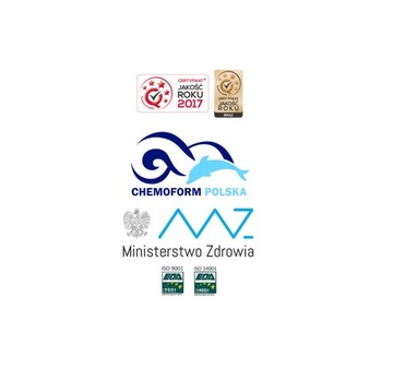 Małe Tabletki Chlorowe Multifunkcyjne Chlor Basen Jacuzzi CHEMOFORM 20g 5kg