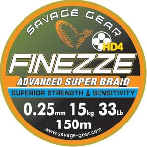 Plecionka Savagear Finezze HD4 Grey 0,08mm/120m