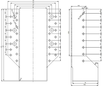 СОЕДИНИТЕЛЬ КРОНШТЕЙНА БАЛКИ WB29 80x210 СЕРТИФИКАТ