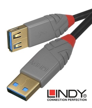 USB 3.0 A - A УДЛИНИТЕЛЬНЫЙ КАБЕЛЬ LINDY 36760 0,5 м