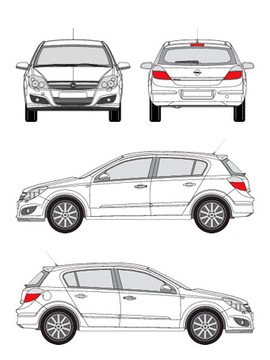 БАГАЖНИК CRUZ Airo Dark OPEL ASTRA 5D H 04-11 GTC