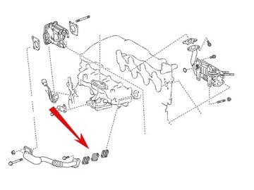 586 Заглушка EGR TOYOTA 2.0 1AD-FTV 2.2 2AD-FTV HV
