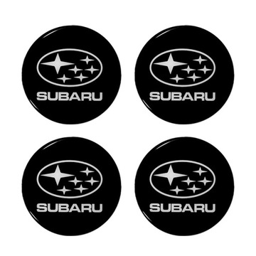 EMBLEMAT LOGO ZNACZEK 3D Subaru 55 mm 4szt