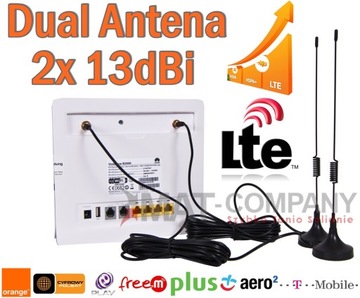 ДВОЙНАЯ АНТЕННА LTE4G Huawei B593 B315 DWR-921 MF28D