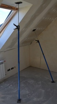 4 PODPORA SUFITOWA TELESKOPOWA ROZPIERAK PŁYT GK 115-290CM PODPORY SUFITOWE