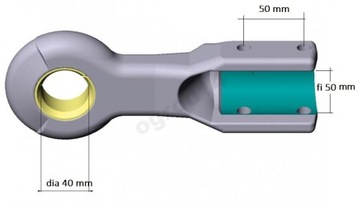 крючок с проушиной кг крючок ALKO 251vb с проушиной din