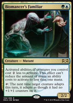 Biomancer's Familiar - zmniejsza koszt zdolności @